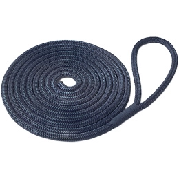 Трос швартовый 10мм*6м 16-прядный синий с огоном 30см Петроканат (115015Р)